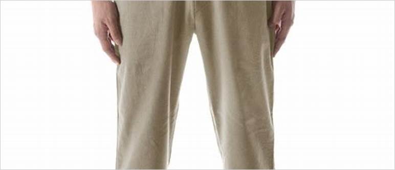 Linen pants see through